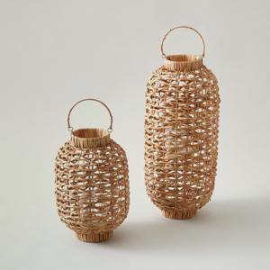 Linternas de jacinto de agua trenzado, fábrica de Vietnam, venta al por mayor, luces de linterna de la más alta calidad - Product Image 5