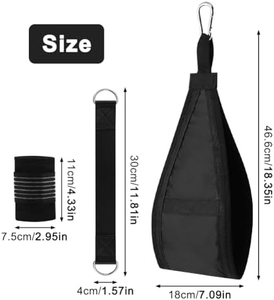 Hot Selling <b>AB</b> Strap Cotton Lightweight Adjustable Eco-Friendly High Stretch Anti-Slip Best Quality Fitness Workout Gym <b>Exercise</b> - Product Image 3