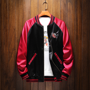 High Quality Custom Satin Bomber <b>Jacket</b> Polyester Winter Men and Women Baseball Satin Varsity <b>Jacket</b> For Men - Product Image 1