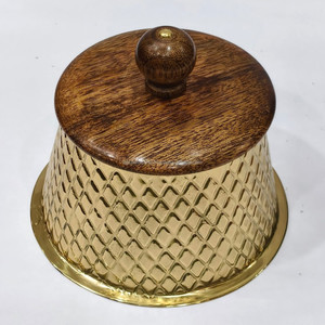 Lujosa vajilla vintage chapada en oro, elegante Juego de 2 cuencos para servir comida para ocasiones navideñas a precios al por mayor - Product Image 5
