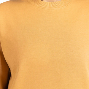 Sudaderas de Invierno para Mujer con Estampado Personalizado, 100% Algodón, Hombros Caídos, Cuello Redondo, Talla Grande, Venta al Por Mayor - Product Image 6