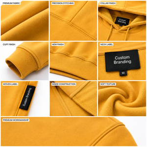 ผู้ผลิตเสื้อฮู้ดครอปผู้หญิงแบบกำหนดเอง OEM ODM แบรนด์ส่วนตัว ผ้าฟลีซ ผ้าฝ้าย เสื้อสตรีทแวร์ - Product Image 5