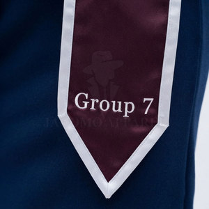 Banda de graduación personalizada para estudiantes con nombre, logotipo y año personalizados para fiestas y ceremonias de graduación de la universidad y el instituto. - Product Image 6