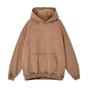 Sweat à capuche en molleton uni pour homme de qualité supérieure, 100% coton, surdimensionné, respirant, écologique, coupe-vent, hiver, finition élégante - Product Image 3