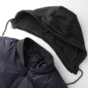 Custom <b>Down</b> Hooded Tapered Men's Jacket Lightweight Insulated Winter Coat Windproof Outdoor Puffer Outerwear - Product Image 2