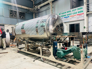 เครื่องอบแห้งแบบแช่เยือกแข็งด้วยระบบสุญญากาศอัตโนมัติ ควบคุมด้วย PLC ทำจากสแตนเลสสำหรับการแปรรูปอาหาร รุ่น WHFD-100 - Product Image 4