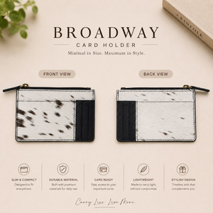 Cartera de piel premium con cremallera y protección RFID, tarjetero delgado de piel de vacuno, organizador de tarjetas de viaje unisex - Product Image 2