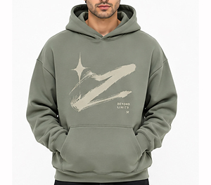 Luxury Black Designer <b>Pullover</b> Hoodie <b>for</b> <b>Men</b> Oversized Heavyweight Cotton Winter Streetwear Fashion Warm Sweatshirt - Product Image 1