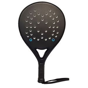 Raquettes de padel professionnelles personnalisées en fibre de carbone en gros, variantes 3K, 12K, 18K, avec le meilleur prix et matériau de filet en nylon - Product Image 1