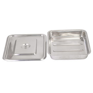 Plateau chirurgical de qualité supérieure pour bloc opératoire, plateau à instruments de table chirurgicale, plateau de pansement en acier allemand, vente en gros OEM - Product Image 4