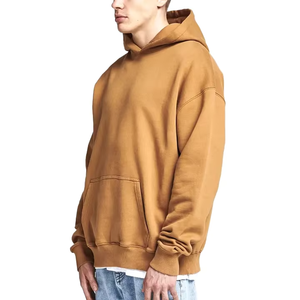 Vente en gros de sweats à capuche d'hiver pour hommes, personnalisés avec logo imprimé, en tissu de luxe de créateur, 100% coton, molleton surdimensionné et épais - Product Image 5