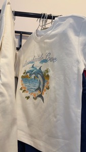 Custom Printed Summer Beach Shell, Flower, Juice Print T-shirt, Women Aesthetic Graphic Crop <b>Top</b>, Custom Clothing Factory - Product Image 5