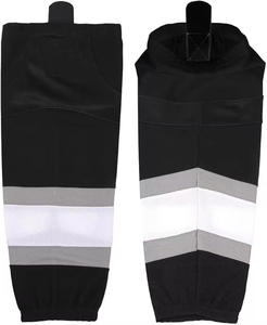 Chaussettes de hockey sur glace professionnelles personnalisées pour jeunes et adultes, logo couleur personnalisé, tenue d'équipe, service OEM disponible - Product Image 2