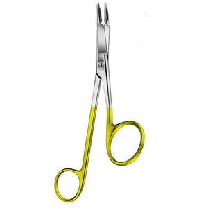 Porte-aiguilles en acier inoxydable de 16 cm à pointe fine courbée avec pinces de blocage, pinces hémostatiques, pinces artériennes, outils médicaux - Product Image 1