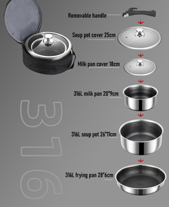 Deep <b>Woks</b> Set With Reliable Cooking Performance Strong Build Quality Comfortable Grip Handles Smooth Interior - Product Image 6