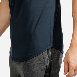 High Quality Wholesale Gym Clothing Shorts Sleeve Slim Fit Gym T Shirt for Men New Gym Men - Product Image 6