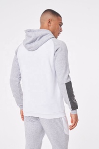 Unisex 100% algodón de alta calidad Jogging Track Sweat Suit personalizado impreso hombres pantalones de chándal con capucha conjunto de chándal - Product Image 3