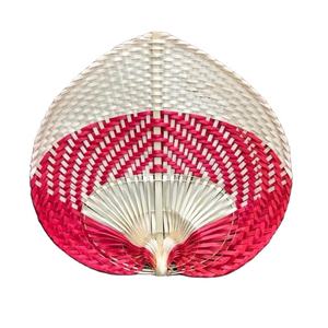 Ventilador de mano de bambú, accesorio de mano de algas marinas, artesanía para verano, 99 DATOS dorados - Product Image 2