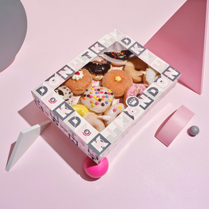 Emballage de biscuits direct d'usine boîte de Noël 12 Macarons <span class=keywords><strong>boulangerie</strong></span> Cupcake <span class=keywords><strong>boulangerie</strong></span> emballage boîte de papier Hotdog avec <span class=keywords><strong>ficelle</strong></span> de séparateurs - Product Image 5