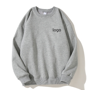 Sweat-shirt unisexe à col rond surdimensionné pour homme et femme, sweats à capuche personnalisés avec motif imprimé, 100% coton pour l'automne - Product Image 5