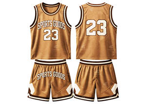 Vente en gros d'uniforme d'équipe grande taille Maillot de basket-ball réversible personnalisé Ensemble de vêtements de sport respirants lavables à séchage rapide Usine - Product Image 6