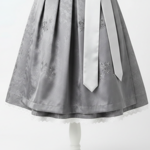 Nuevo Vestido Dirndl Alemán para el Oktoberfest, Bordado, Liso, Hasta la Rodilla, Manga Media, Personalizado, Transpirable, Informal, para Mujer - Product Image 6