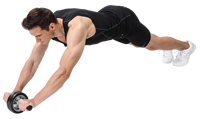 Roue abdominale ALLWINWIN ABW66 - Rouleau d'exercice pour le renforcement du tronc et la musculation