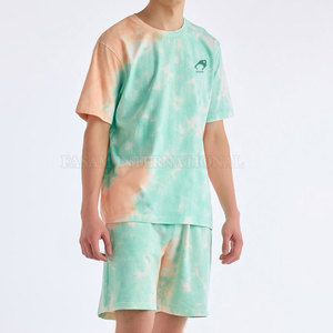 Servicio OEM al por mayor: Conjunto de pantalones cortos tie-dye para hombre, último diseño, hecho en Pakistán. - Product Image 2