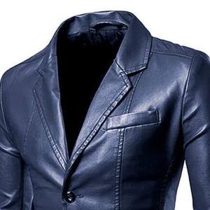 Nouvelle veste en cuir pour homme, tendance, tissu durable, légère, très vendue, prix avantageux. - Product Image 2