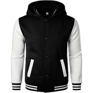 Chaquetas de Béisbol de Moda Otoñal para Hombre, Manga Larga, Cuello Alto, Chaquetas Holgadas, Abrigos Deportivos Casuales con Botones - Product Image 5