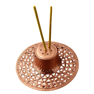 Quemador de incienso de latón puro de alta calidad con acabado pulido, quemador de Loban tradicional de latón vintage para decoración del hogar. - Product Image 1