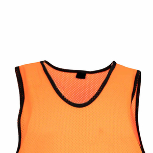 Chaleco Deportivo Transpirable de Malla Naranja sin Mangas con Cuello Redondo, Unisex para Adultos, para Todas las Estaciones, Fitness, Entrenamiento de Fútbol - Product Image 4