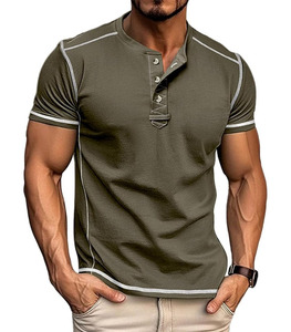 Chemises de sport athlétiques respirantes en toile de coton unie pour hommes, avec logo personnalisé de haute qualité, style gothique, nouvelle collection, fourniture OEM - Product Image 3