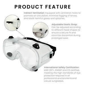 CE certified over the glasses impact-resistant eye safety goggles for protects against food particles - Product Image 2