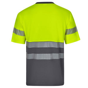 Camiseta de seguridad para trabajos de construcción, camiseta de seguridad industrial de alta visibilidad, camiseta de seguridad de alta calidad para verano, camiseta de alta visibilidad para hombre - Product Image 6
