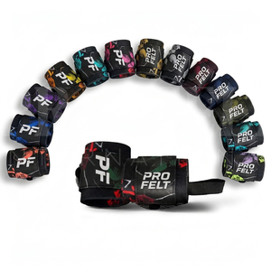 Customized Material Polyester Wrist Wraps Heavy Duty Support <b>Straps</b> for Gym Training Bench Press Shoulder Press Olympic Lifting - Product Image 1
