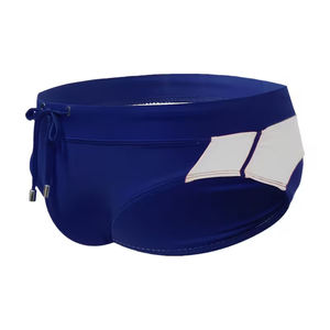 Trajes de Baño para Hombre Más Vendidos, Shorts de Natación para Niño, Color Azul Marino, Transpirables, Elásticos en 4 Direcciones, Ropa de Playa - Product Image 3