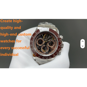 Montre mécanique carrée pour homme avec cadran ajouré et mouvement apparent, résistance à l'eau 5 ATM, bracelet en tissu - Product Image 2