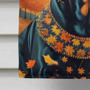 Doberman Pinscher Fall Decorativo Yard Banner Gran Porche Manga Poste Casa Colgante de pared Multicolor Poliéster Tamaño DE LA CASA Obra de arte - Product Image 4