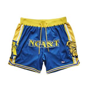 Shorts de basket-ball pour hommes personnalisés en sublimation, vente en gros, shorts en mesh blancs rétro avec graphique Raptors - Product Image 3