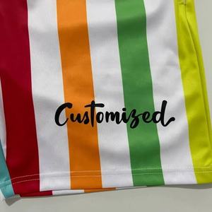 Short arc-en-ciel coloré d'été de haute qualité Short de sublimation - Product Image 5