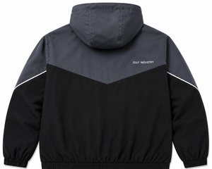 Custom Summer 2-Piece Nylon Windbreaker <b>Tracksuit</b> Set for Men-High Quality Casual Lightweight Reversible Streetwear Hoodie - Product Image 4