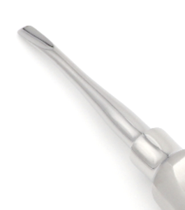 Elevador de Extracción Dental Curvo de 4mm, Instrumento con Hoja Delgada y Afilada para Cortar Ligamentos Periodontales, Acero Inoxidable Quirúrgico - Product Image 2