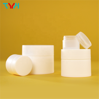 (SAMPLE) Pots cosmétiques ronds en PP blanc de 3 ml à 30 ml, conteneur à double paroi pour lotion de soin de la peau, crème pour les yeux, nettoyant visage (Série ANH)