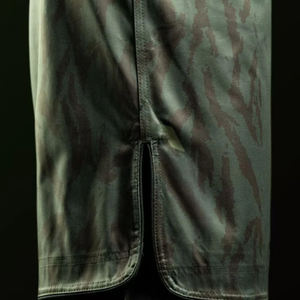 Shorts cargo d'uniforme scolaire personnalisés pour garçons et filles, en toile tricotée, taille élastique, respirants, 100 % coton, style urbain - Product Image 5
