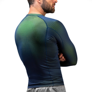 Camiseta de Compresión Personalizada con Estampado por Sublimación para Hombre, para Lucha, Boxeo, BJJ, MMA, Running, Marca Fortleo - Product Image 3