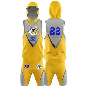 เสื้อฟุตบอลอเมริกันคุณภาพดีที่สุด ชุดยูนิฟอร์ม 7v7 แบบสั้น สกรีนโลโก้ได้ตามต้องการ ไซส์ใหญ่ ระบายอากาศได้ดี แห้งเร็ว ราคาถูก ปักลาย - Product Image 5