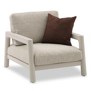 เก้าอี้ทาเลีย 1 ที่นั่ง ทำจากไม้สักแท้คุณภาพสูง พร้อมเบาะรองนั่ง สำหรับใช้ภายในหรือภายนอกอาคาร - Product Image 5