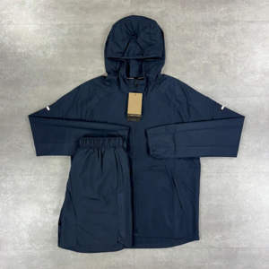 <b>Jacket</b> Jogger Set 2-Piece Zipper Track Suit Polyester Windbreaker Streetwear Tracksuit Shorts - Product Image 5