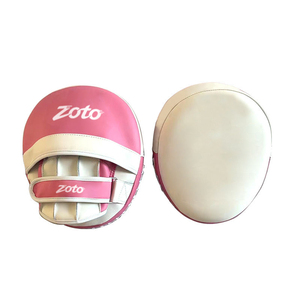 Professional PU Leather Boxing Focus Pads Curved Punching Mitts Custom Logo Coaching Target MMA Gear Wholesale - Product Image 5
